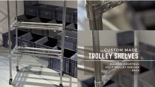 Custom Made Trolley Shelves by M-Pipe Creations in Malaysia 2024: Shelf, Trolley, or Rack?