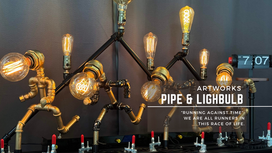 Running Against Time: Amazing Pipe and Light Bulb Artwork in Malaysia 2024
