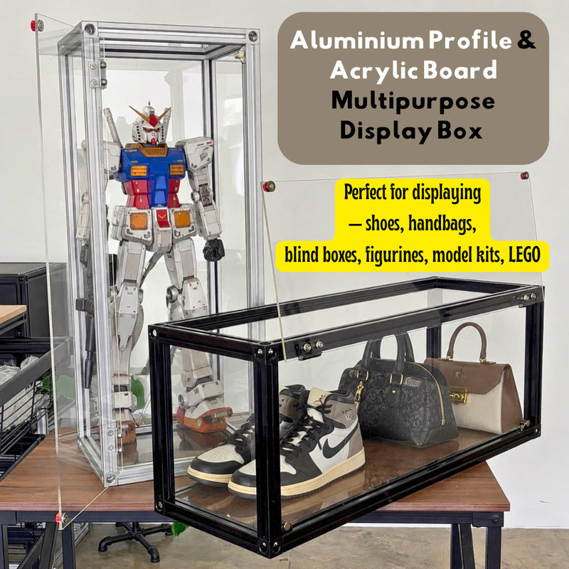 Acrylic Display Box with Aluminium Profile Frame