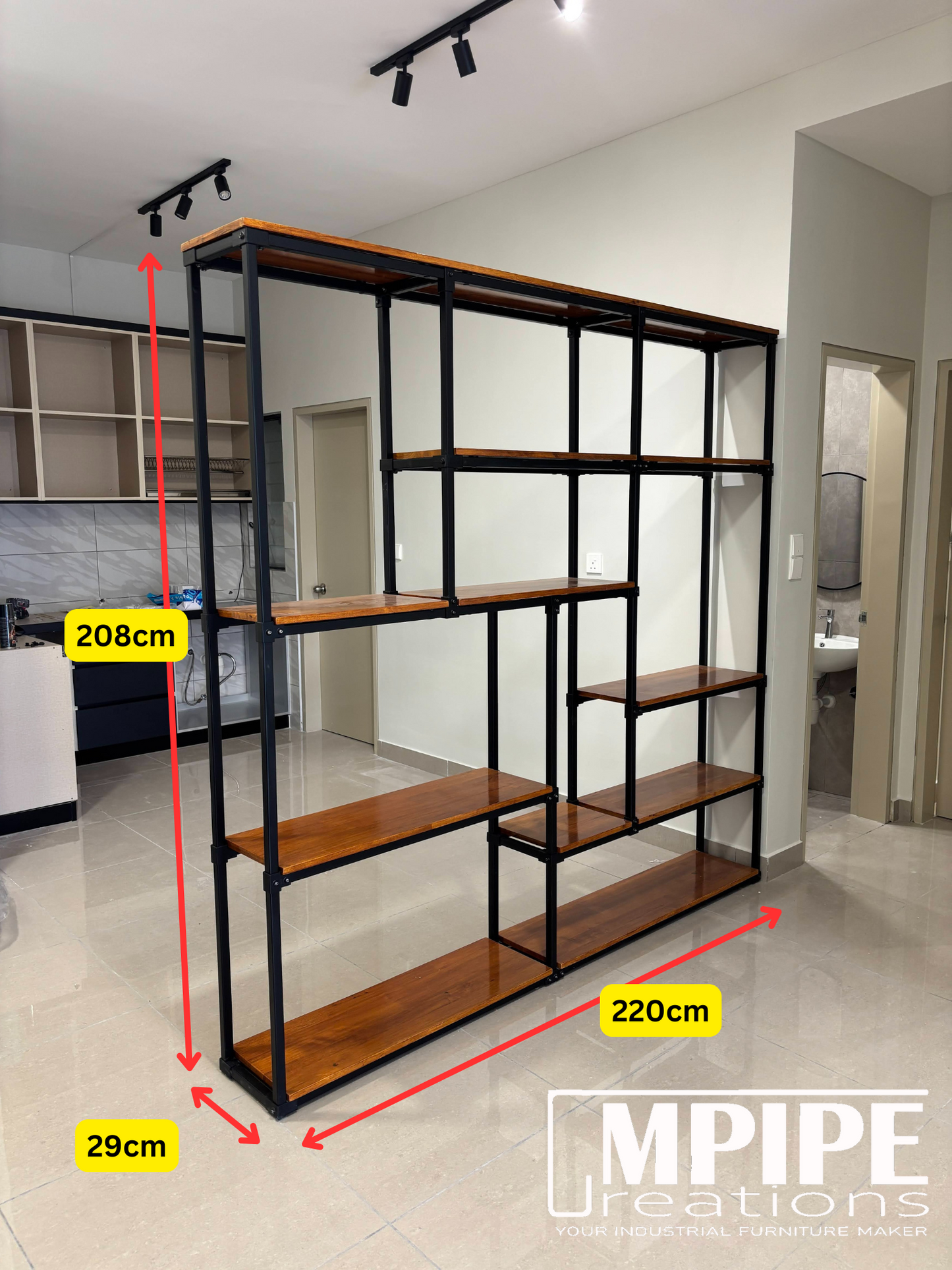 HOLLOW DECOR BOOK SHELVES RACK / DIVIDER