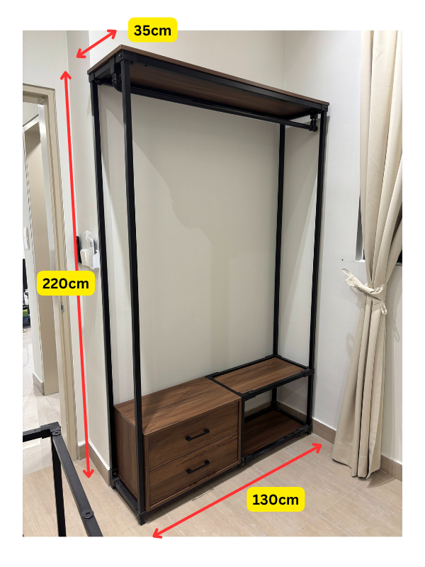 CODE: 1645 (CLOTHING RACK) & 740 (TABLE) - @The Harmony-Old Klang Road