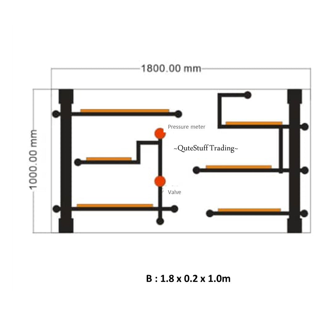 WALL SHELVES - RUBBERWOOD