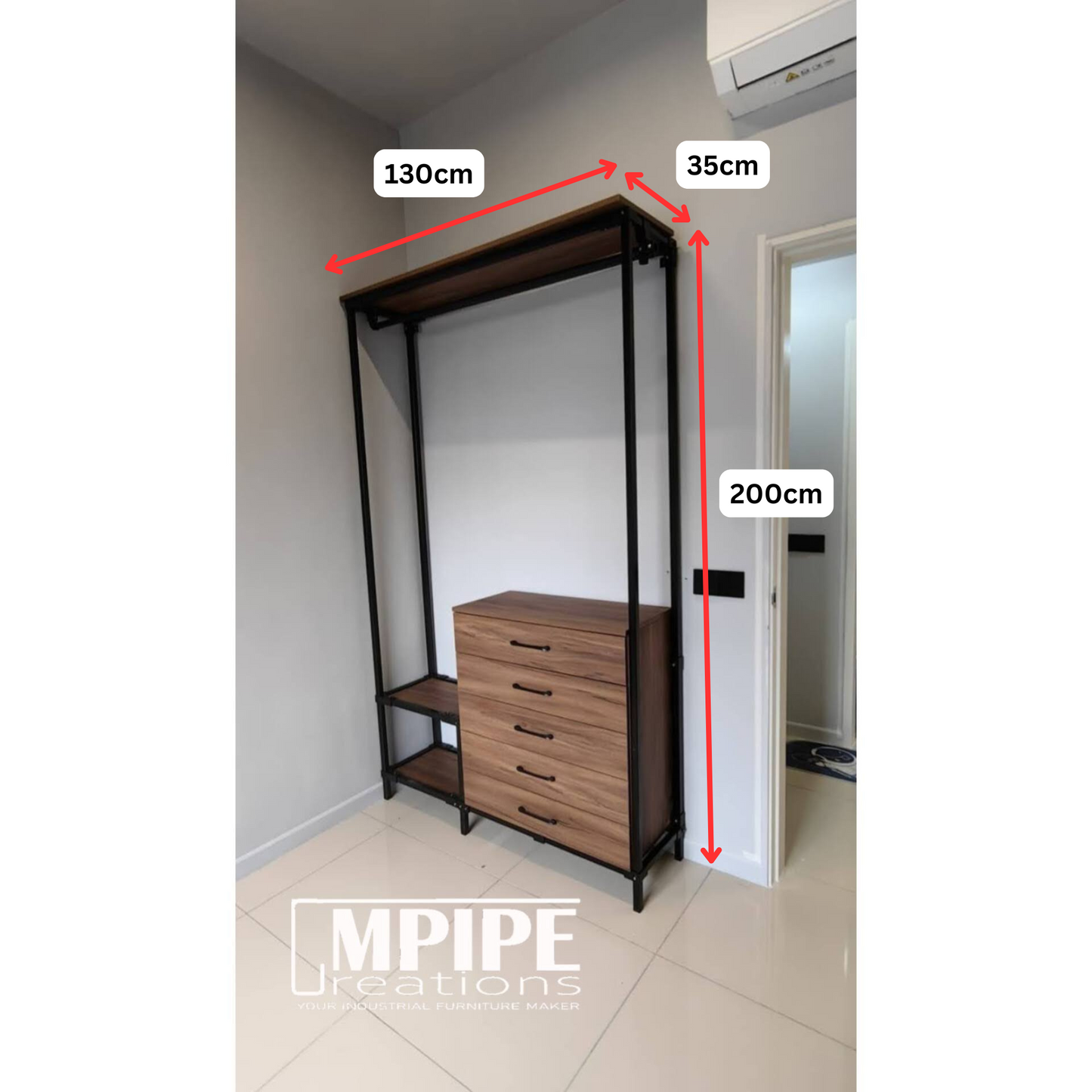 CODE: 2422(CLOTHING RACK) & 1870(TABLE)
