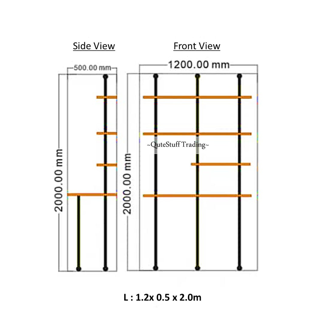 WALL SHELVES - RUBBERWOOD