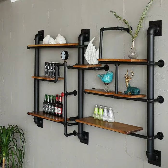 WALL SHELVES - RUBBERWOOD