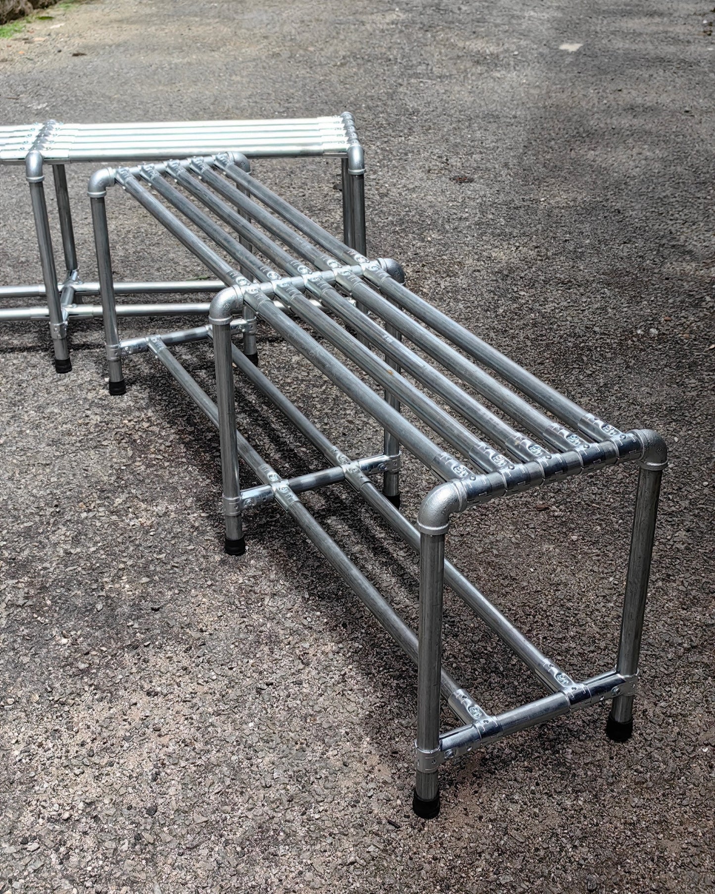 SHOE BENCH - ORIGINAL SILVER