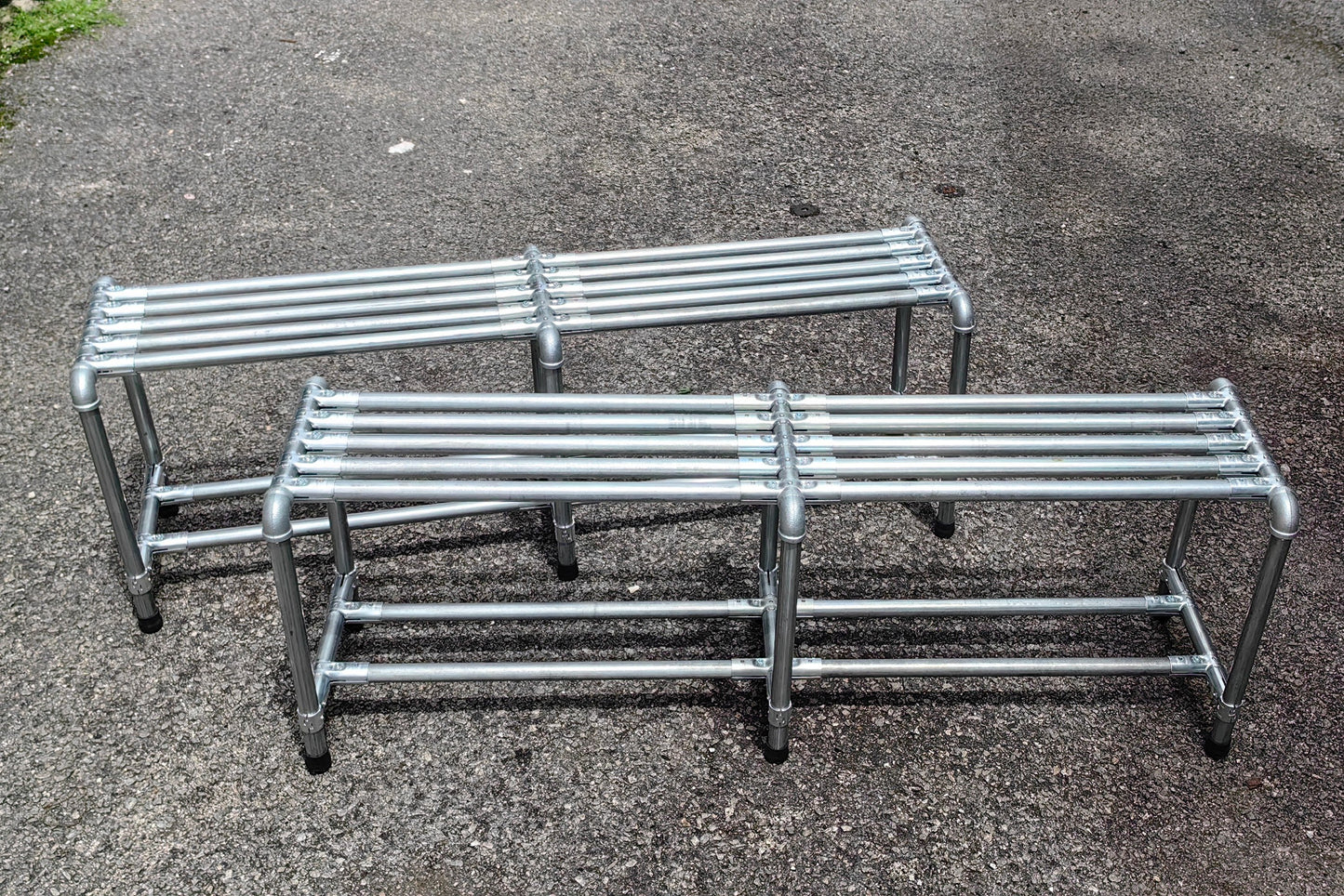 SHOE BENCH - ORIGINAL SILVER