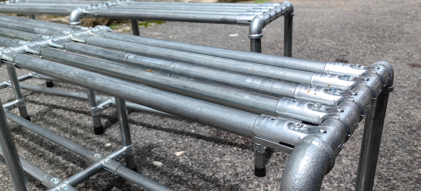 SHOE BENCH - ORIGINAL SILVER