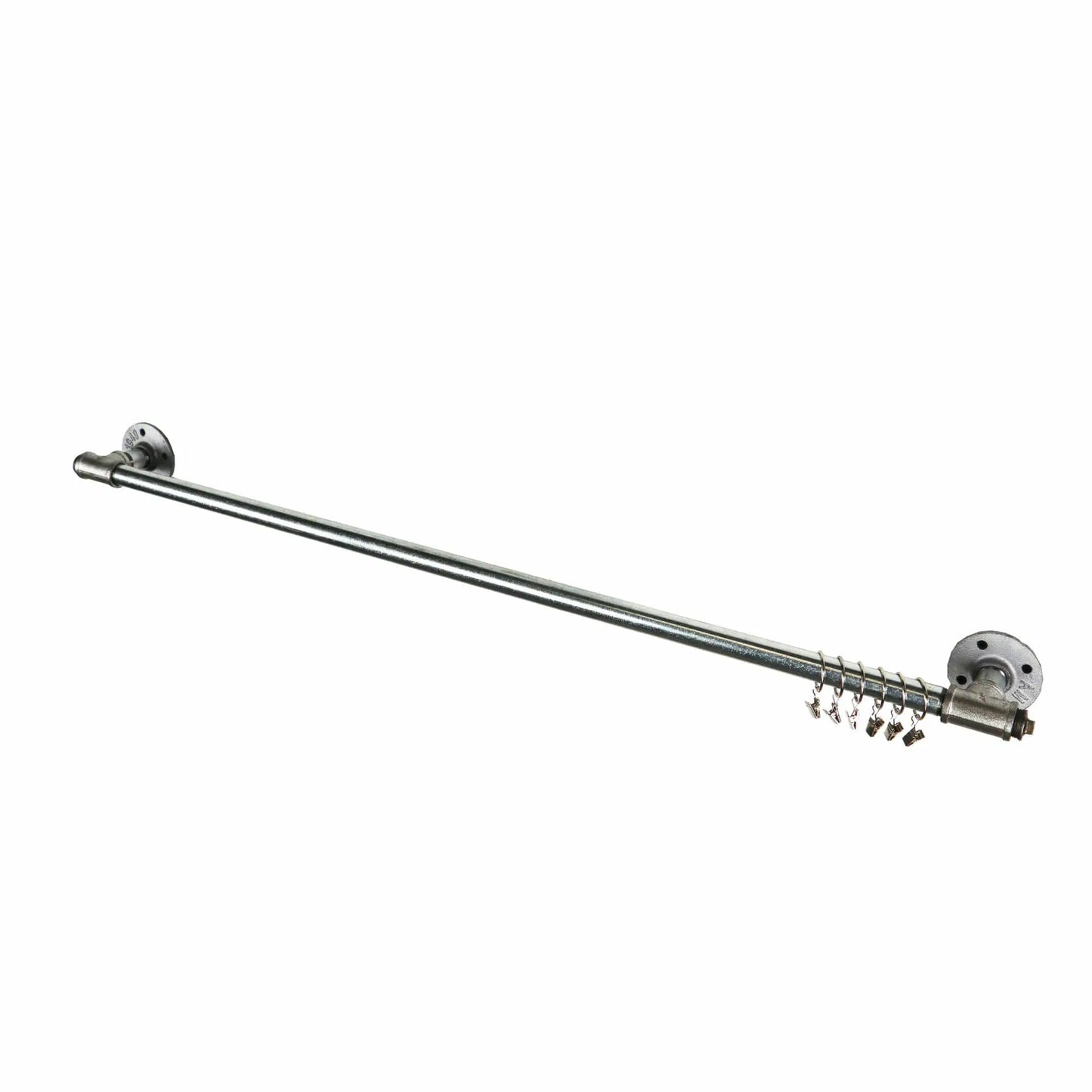 TEE NUT CURTAIN POLES - ORIGINAL SILVER