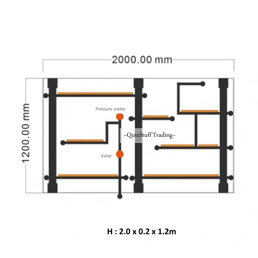 WALL SHELVES - RUBBERWOOD