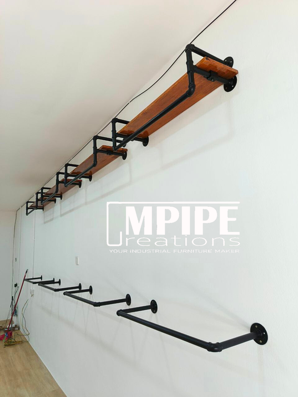 KIT - COAT HANGER RUBBERWOOD
