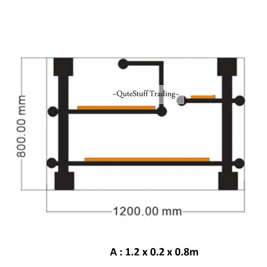 WALL SHELVES - RUBBERWOOD