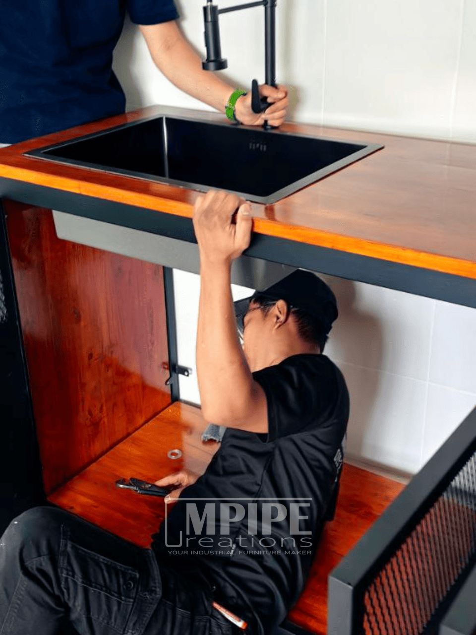 CODE: 4250(Kitchen Countertop) & 450(Wall Shelves) - @Alam Damai Residence, Emerald Hills