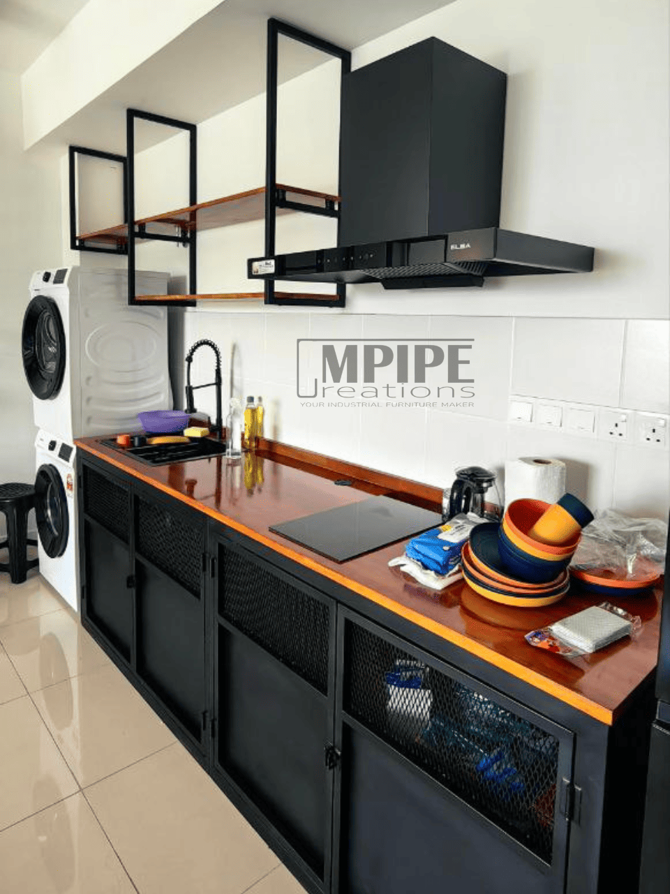 CODE: 4250(Kitchen Countertop) & 598(Wall Shelves) - @Alam Damai Residence, Emerald Hills (Copy)