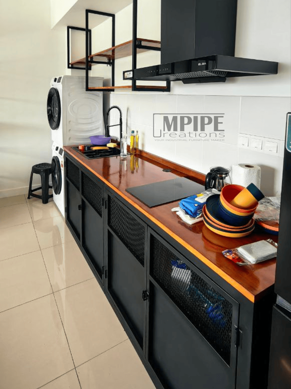 CODE: 4250(Kitchen Countertop) & 598(Wall Shelves) - @Alam Damai Residence, Emerald Hills (Copy)