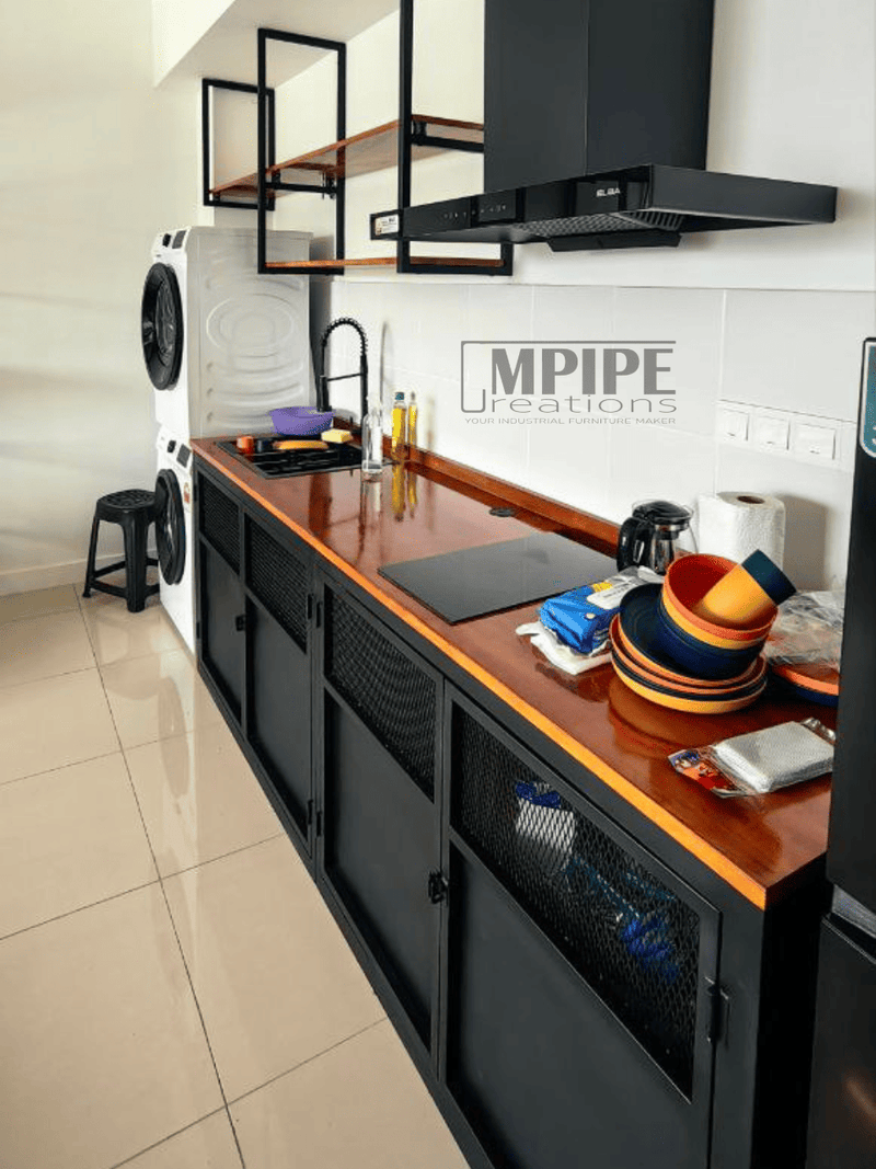 CODE: 4250(Kitchen Countertop) & 598(Wall Shelves) - @Alam Damai Residence, Emerald Hills