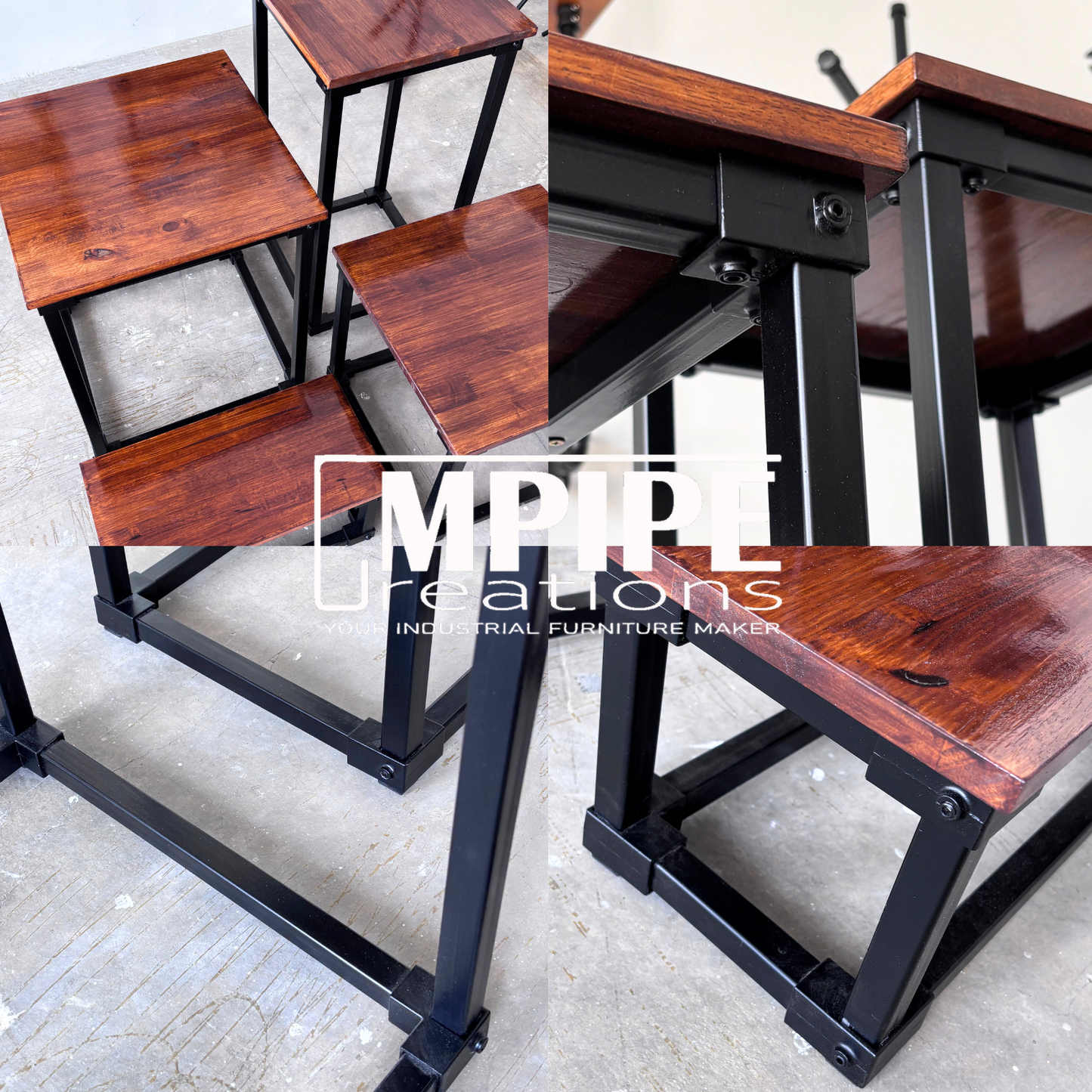 HOLLOW COFFEE TABLE & STOOL