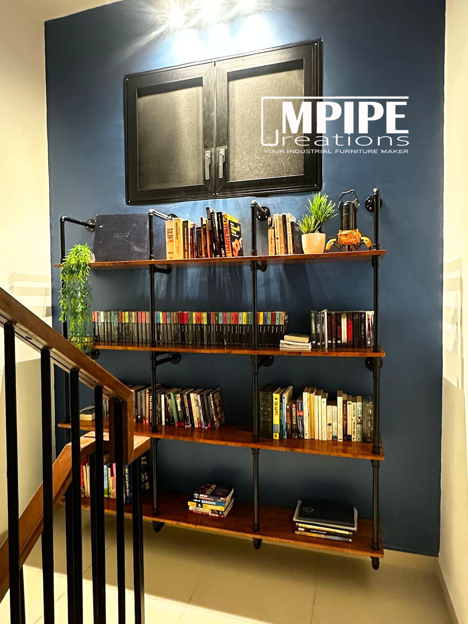 4 LAYERS WALL SHELVES - RUBBERWOOD