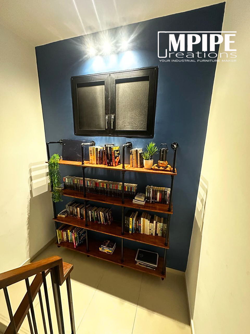 4 LAYERS WALL SHELVES - RUBBERWOOD