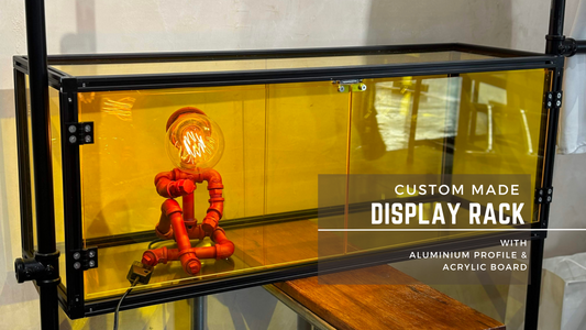 Elevate Your Space with Aluminium Profile & Acrylic Board Display Racks in Malaysia 2024