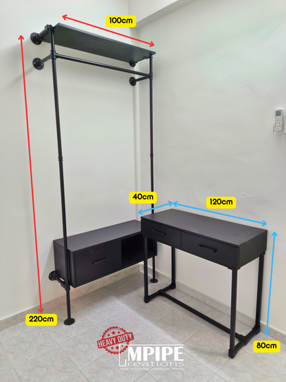 CODE: Clothing Rack (1204) / Table (736) - @USJ, Subang Jaya
