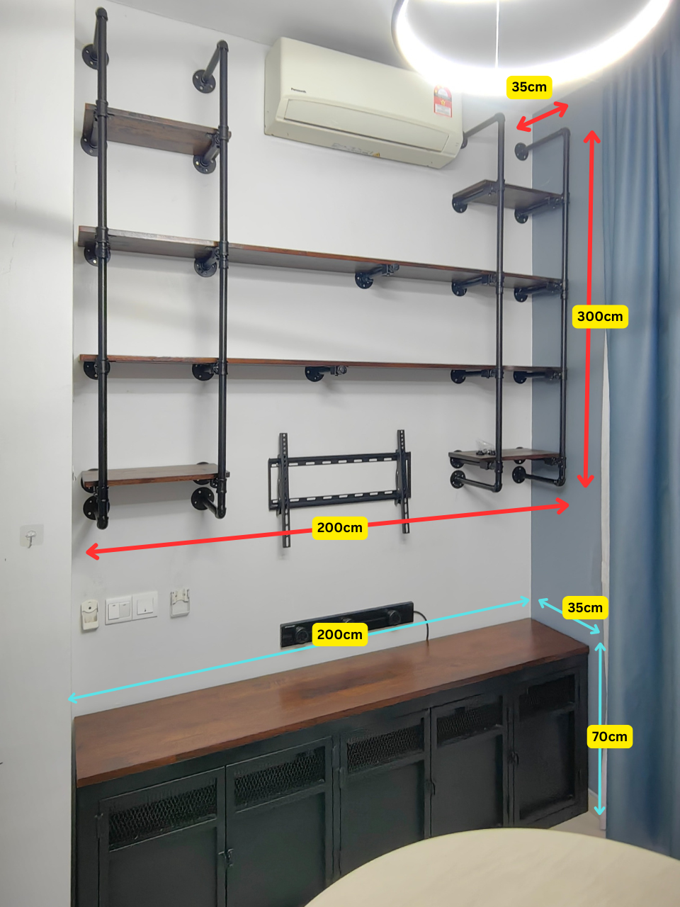 CODE: 1000(Wall Shelves) & 3000(TV Cabinet) - @ Eco Grandeur, Puncak Alam