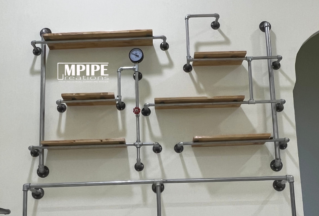 WALL SHELVES - RUBBERWOOD