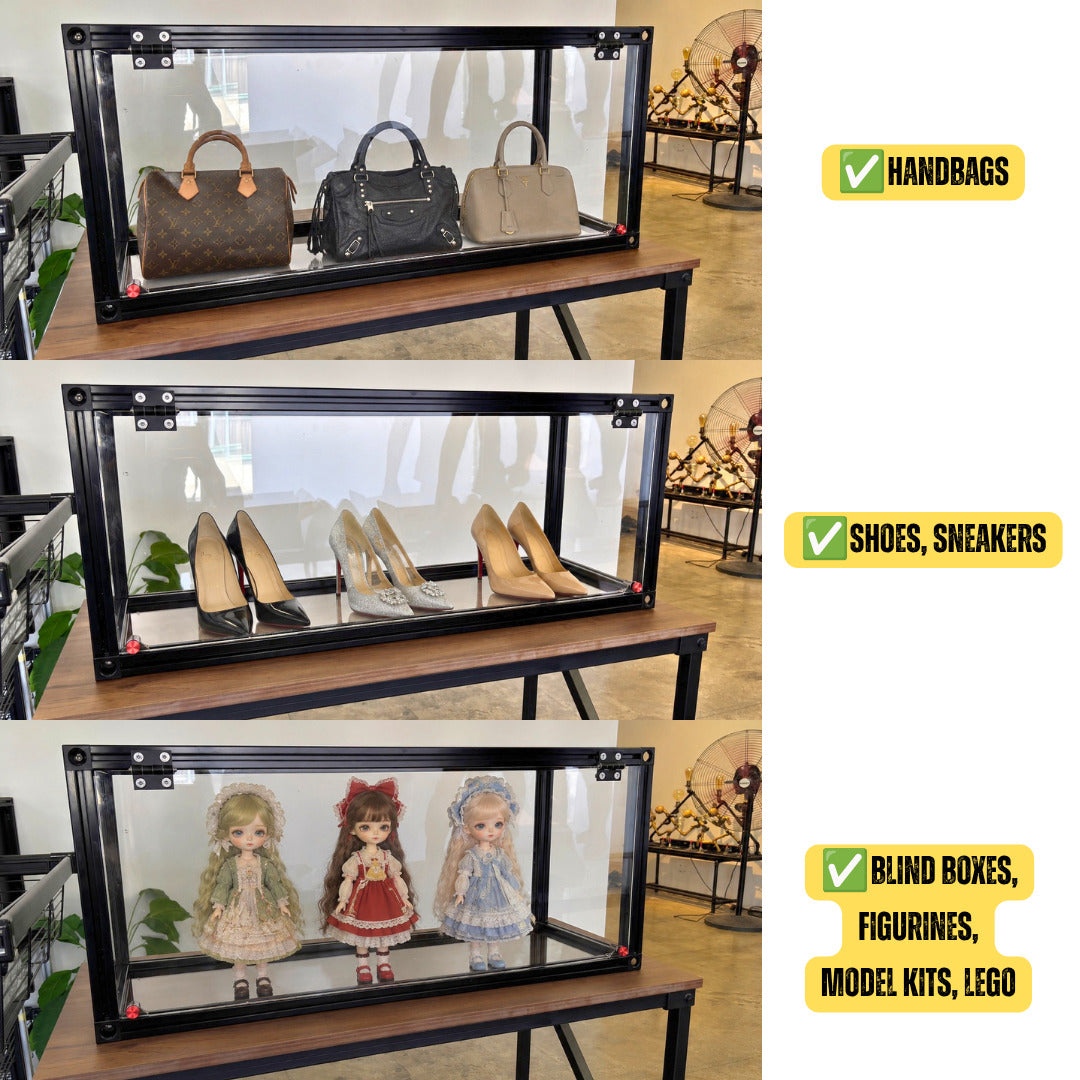 Acrylic Display Box with Aluminium Profile Frame
