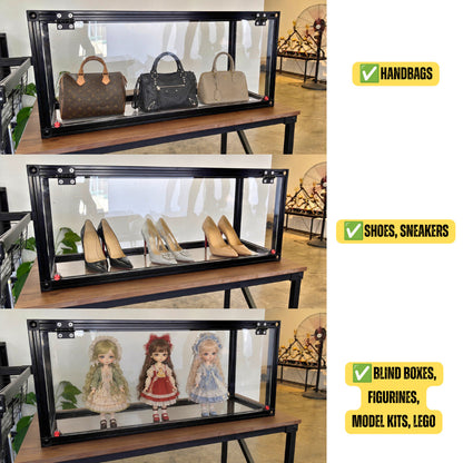 Acrylic Display Box with Aluminium Profile Frame