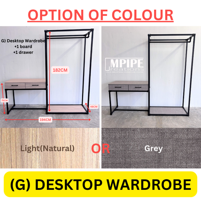 HOLLOW CLOSET ORGANIZER (DRAWER, CABINET, ROTATING MIRROR)