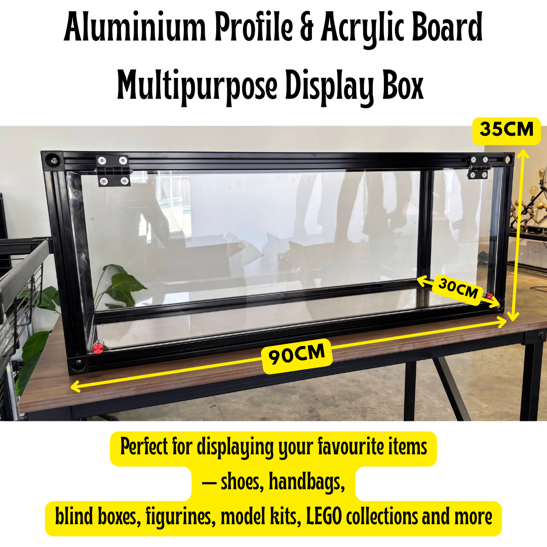 Acrylic Display Box with Aluminium Profile Frame