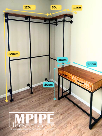 CODE:  Clothing Rack(1288) & Dressing Table(900)- @OUG