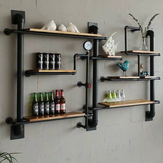 WALL SHELVES - RUBBERWOOD