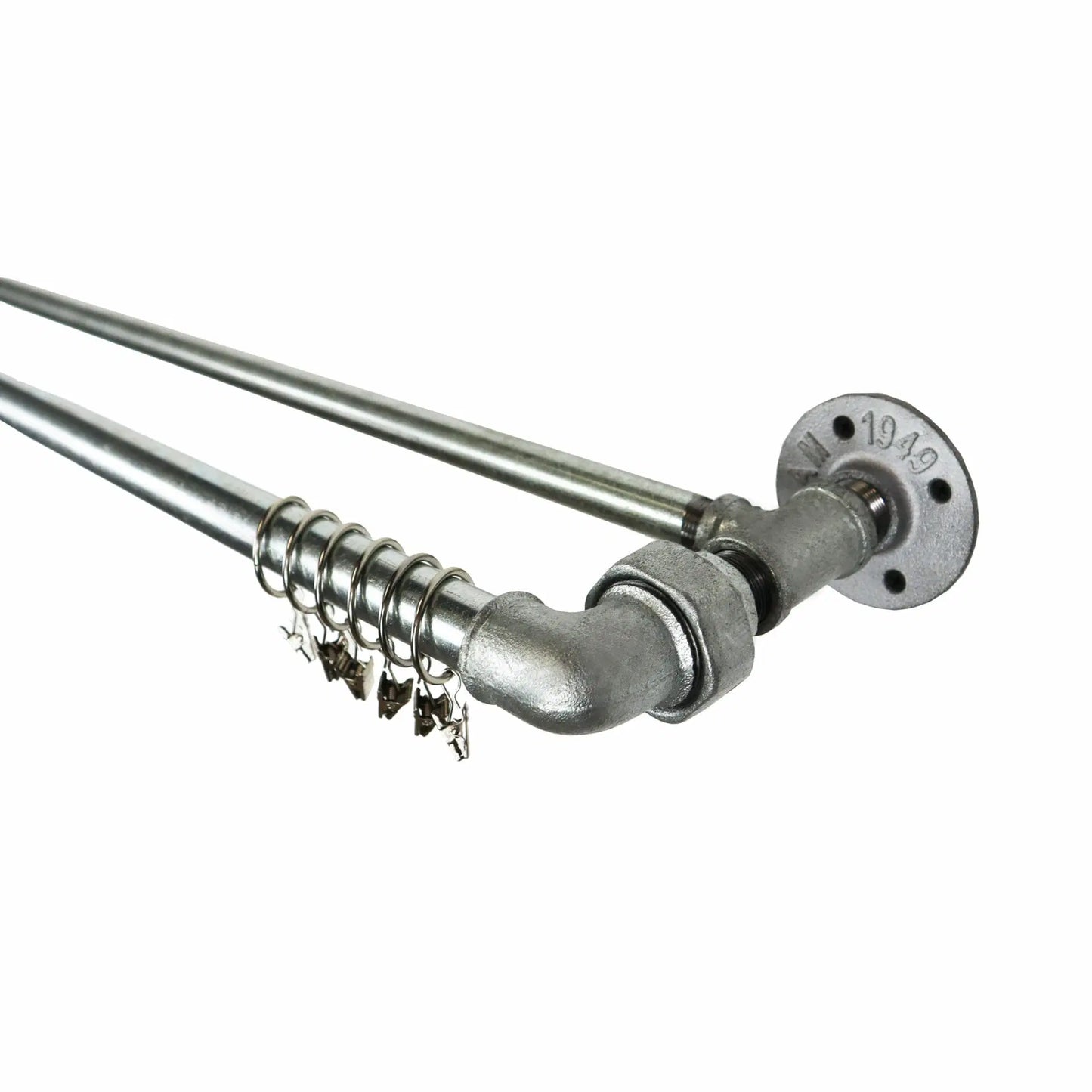 DOUBLE CURTAIN POLES - ORIGINAL SILVER