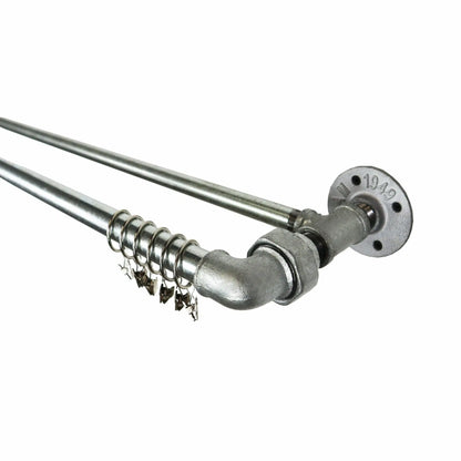 DOUBLE CURTAIN POLES - ORIGINAL SILVER