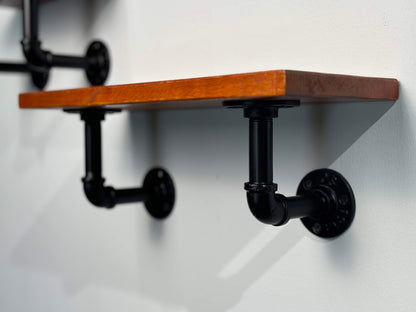 1 LAYER WALL SHELVES - RUBBERWOOD I
