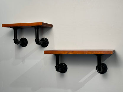 1 LAYER WALL SHELVES - RUBBERWOOD I