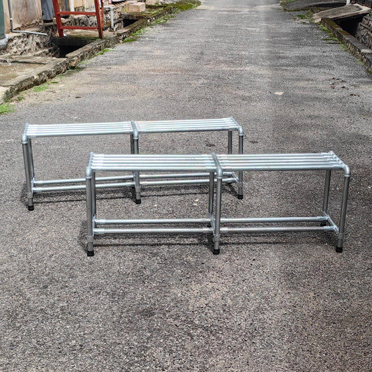 SHOE BENCH - ORIGINAL SILVER