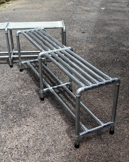 SHOE BENCH - ORIGINAL SILVER