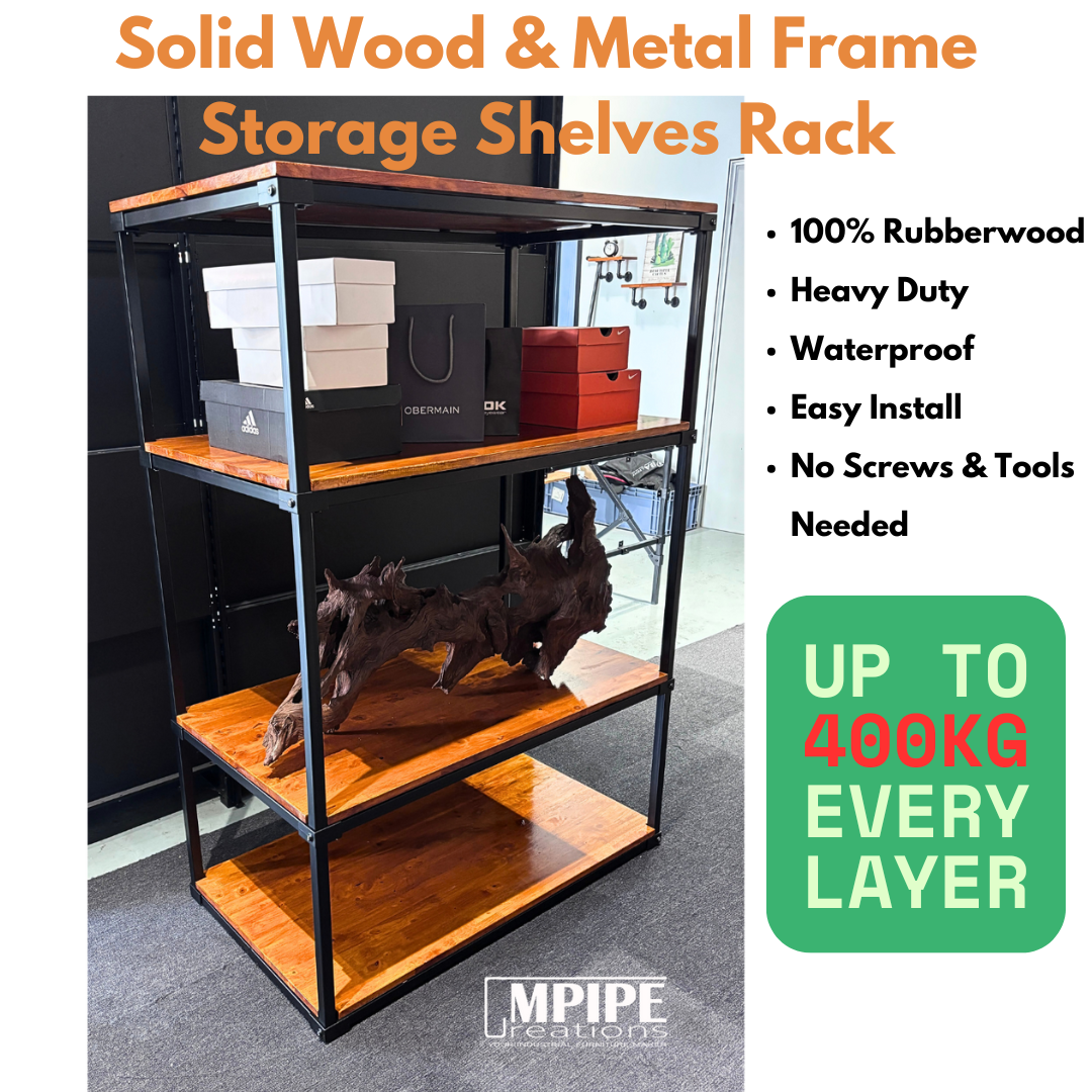 HOLLOW STORAGE SHELVES RACK – M-Pipe Creations