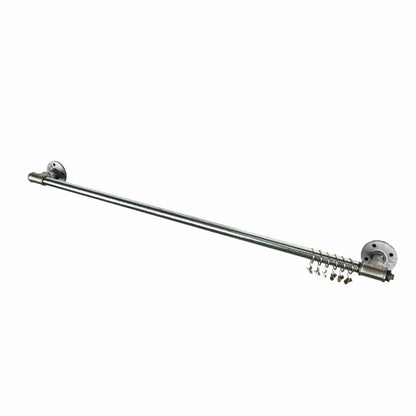 TEE NUT CURTAIN POLES - ORIGINAL SILVER