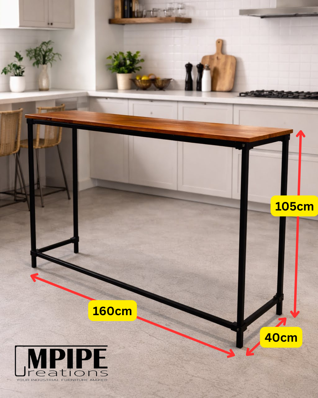 HOLLOW BAR TABLE
