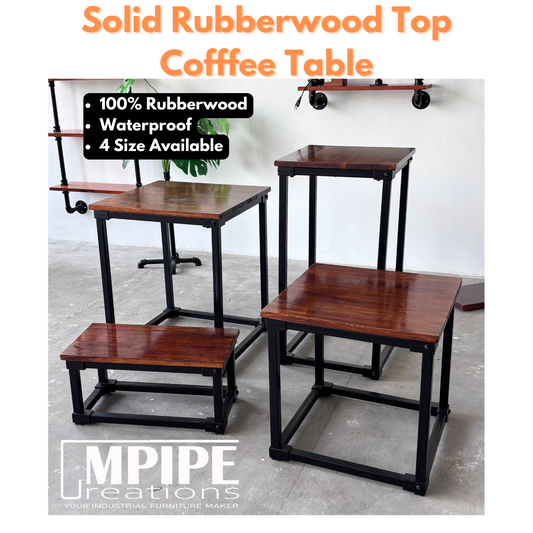 HOLLOW COFFEE TABLE & STOOL