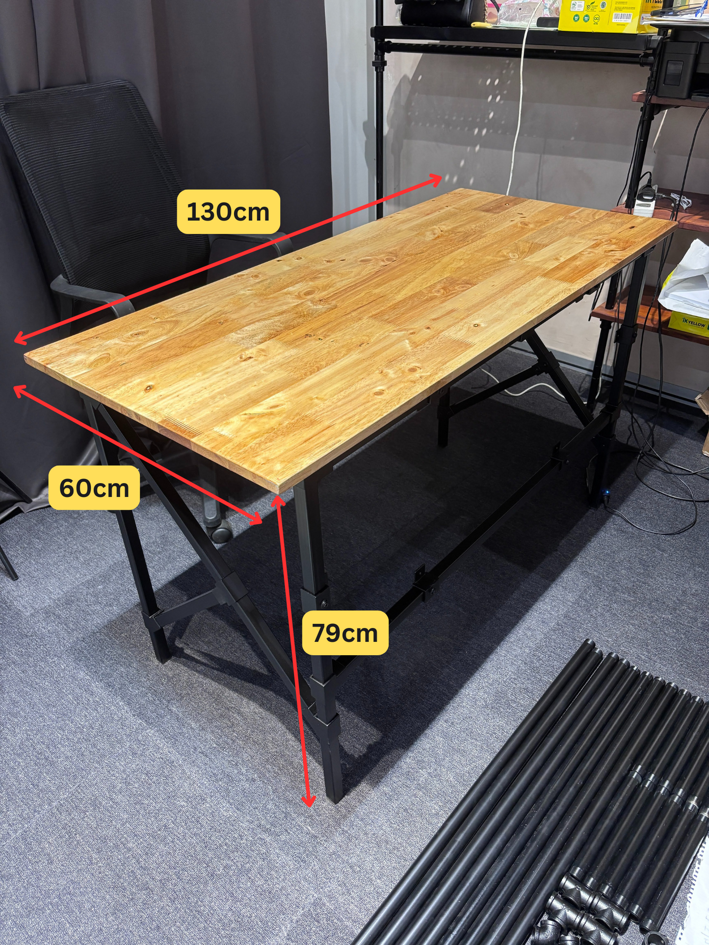 HOLLOW STUDY TABLE