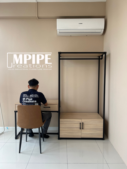 HOLLOW CLOSET ORGANIZER (DRAWER, CABINET, ROTATING MIRROR)