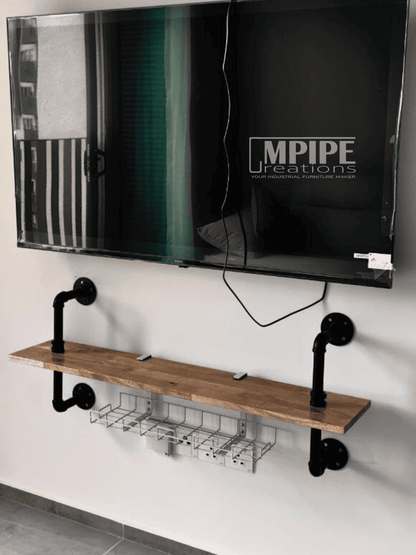 1 LAYER WALL SHELVES - RUBBERWOOD II