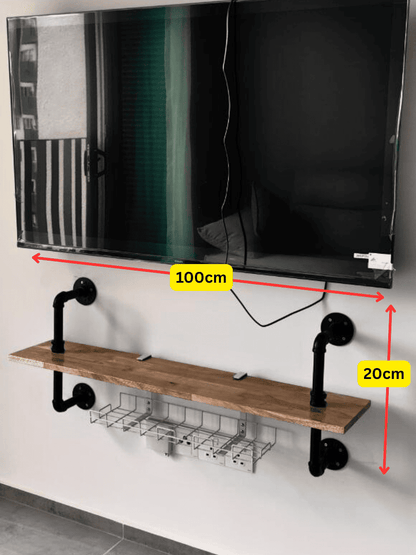 1 LAYER WALL SHELVES - RUBBERWOOD II