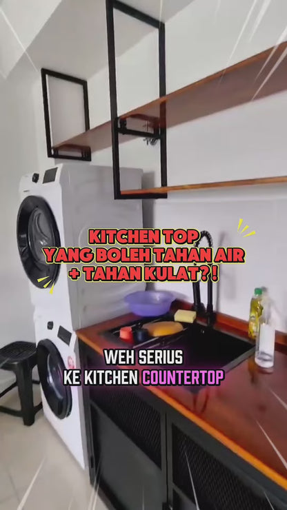 CODE: 4250(Kitchen Countertop) & 598(Wall Shelves) - @Alam Damai Residence, Emerald Hills