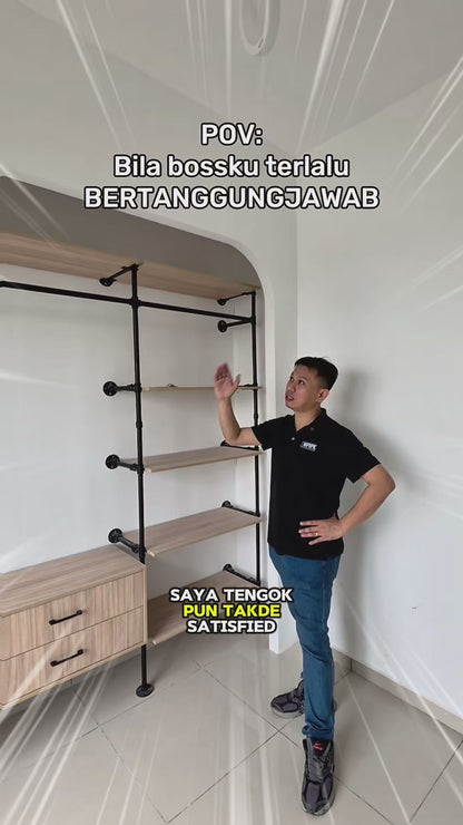 CODE: Wardrobe: 3773 / Partition: 1800 - @ The Jalil Residensi, Seri Kembangan