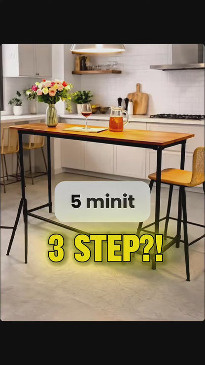 HOLLOW BAR TABLE